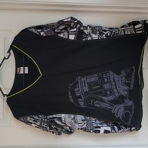 Star Wars Scrub top 2xl 65% polyester 35% cotton